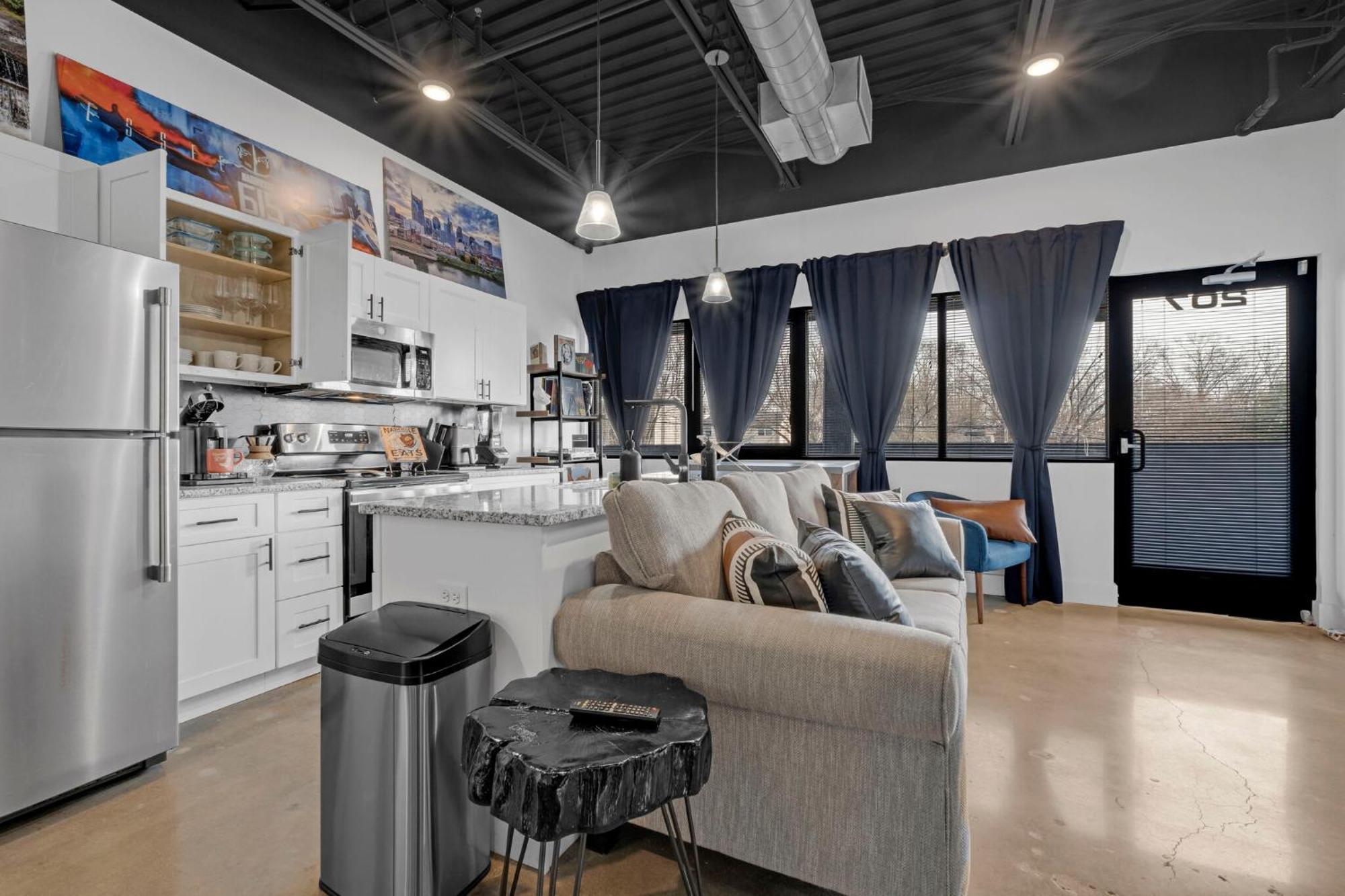 New Studio Sleeps 4 - 7 Mins To Dwtn Nashville Dış mekan fotoğraf